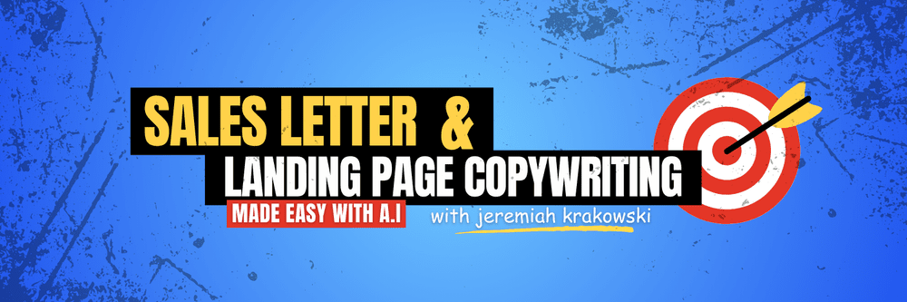 Sales Letter & Landing Page Copywriting Made Easy With A.I.